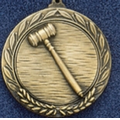 2.5" Stock Cast Medallion (Gavel)